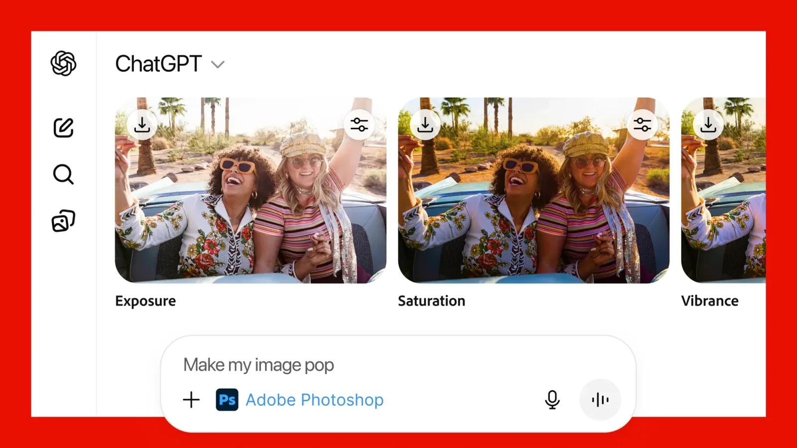 Adobe Photoshop Comes to ChatGPT with Free Access