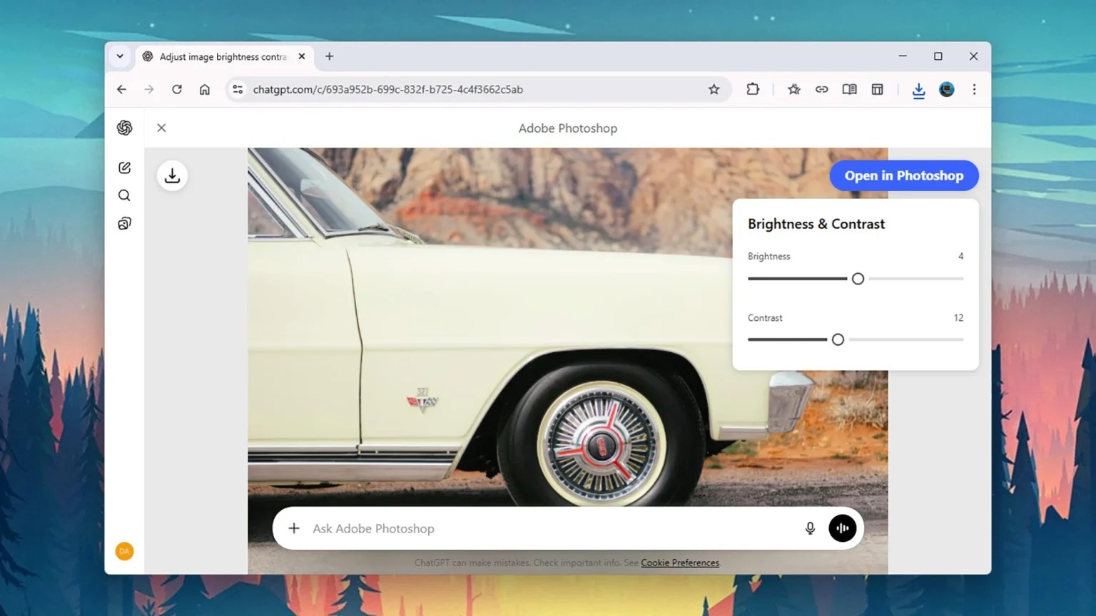 Adobe Photoshop Comes to ChatGPT with Free Access