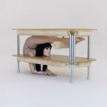 Bianca Censori’s BIO POP Explores Contortionist Furniture Through Bodily Constraint