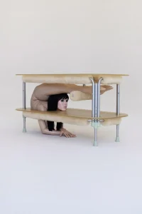 Bianca Censori’s BIO POP Explores Contortionist Furniture Through Bodily Constraint