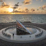Miami Art Week 2025, Rotating bookshelf, Library of Us
