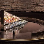 Miami Art Week 2025, Rotating bookshelf, Library of Us
