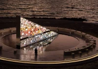 Miami Art Week 2025, Rotating bookshelf, Library of Us