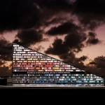 Miami Art Week 2025, Rotating bookshelf, Library of Us