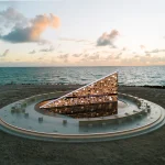 Miami Art Week 2025, Rotating bookshelf, Library of Us
