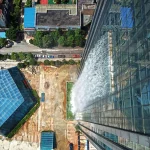 Liebian International Building, 121-meter Skyscraper, 108-Meter Artificial Waterfall