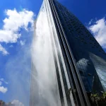 Liebian International Building, 121-meter Skyscraper, 108-Meter Artificial Waterfall