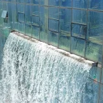 Liebian International Building, 121-meter Skyscraper, 108-Meter Artificial Waterfall