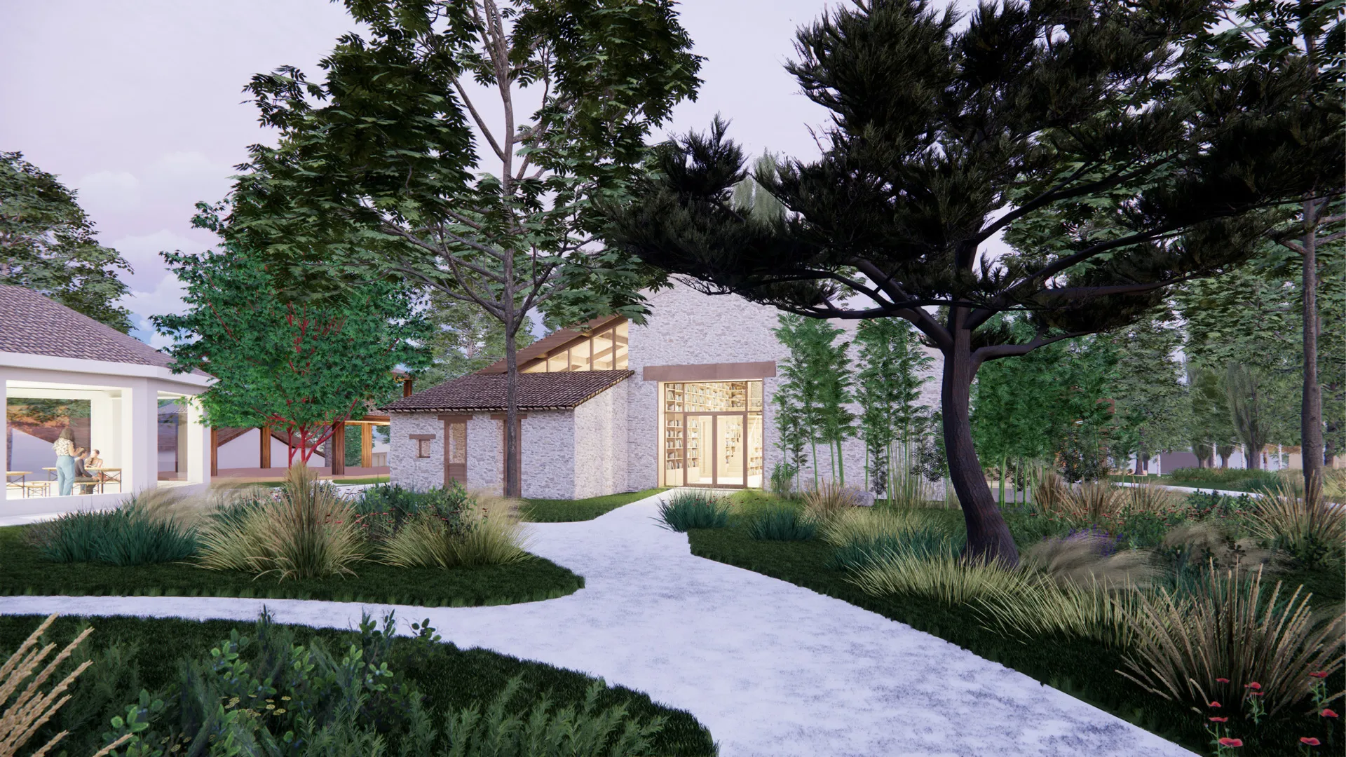 MVRDV, Mindful Spaces, Plum Village Buddhist Monastery