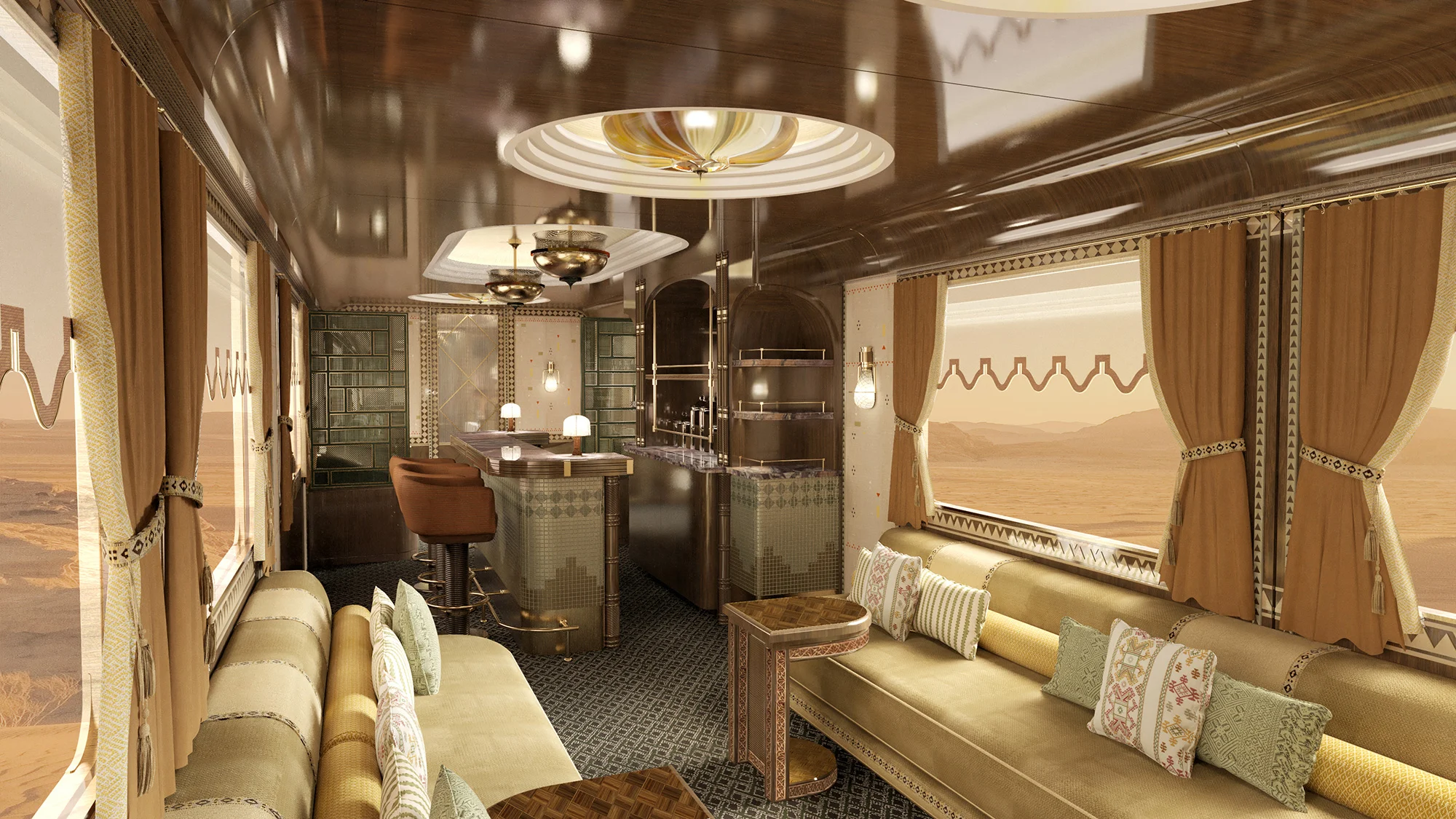 Middle East, Ultra-Luxury Train, ‘Desert Dream Train,’ Launch in 2026, Aline Asmar d’Amman