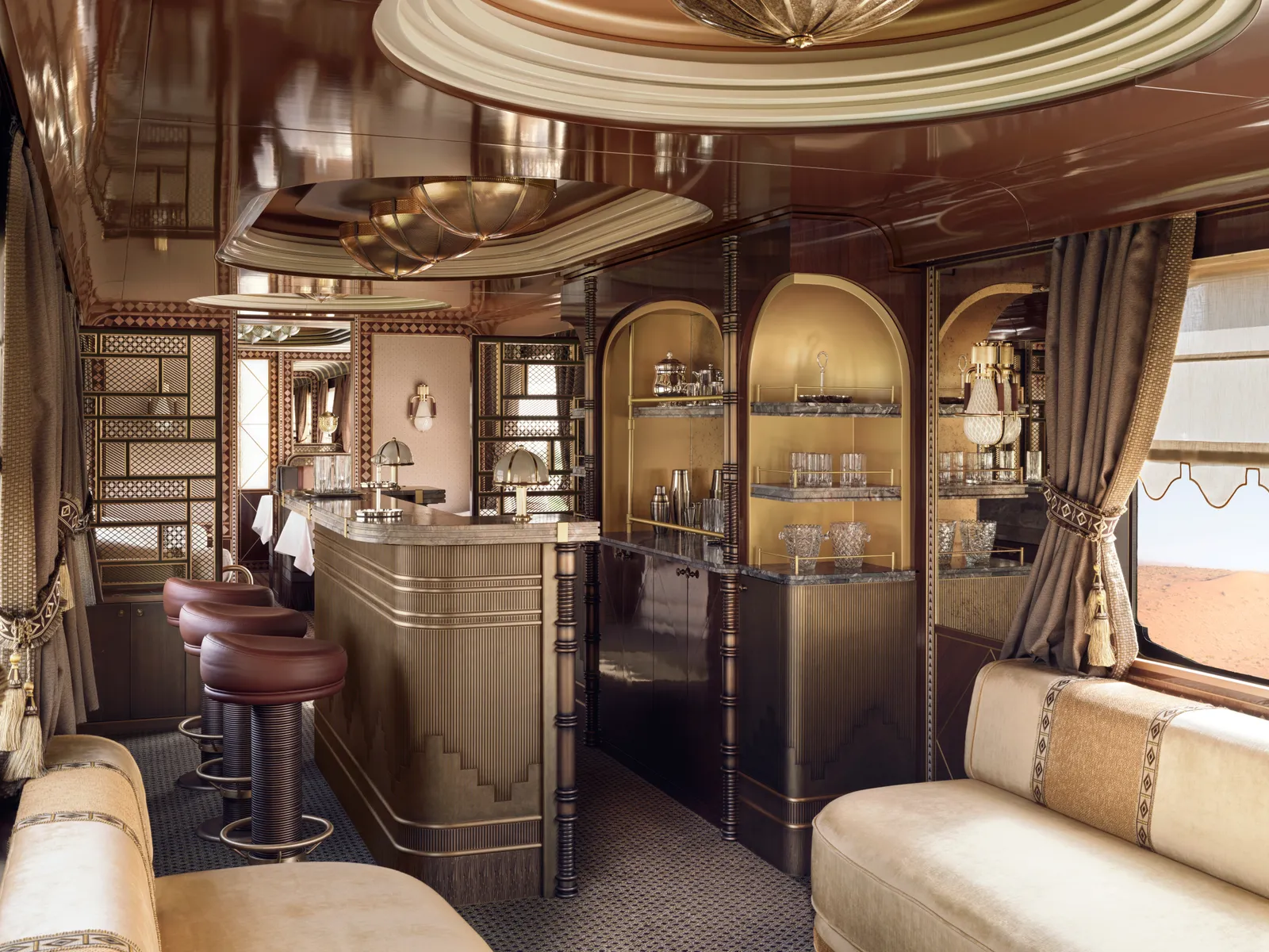 Middle East, Ultra-Luxury Train, ‘Desert Dream Train,’ Launch in 2026, Aline Asmar d’Amman