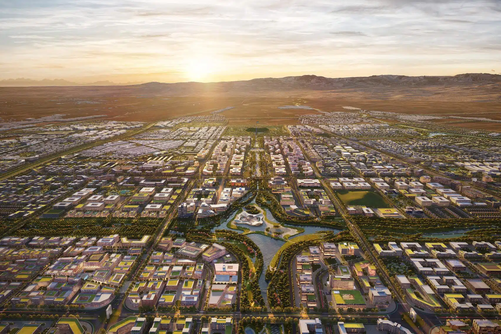 Digital Twin Technology, New Tashkent Masterplan, Cross Works Architects