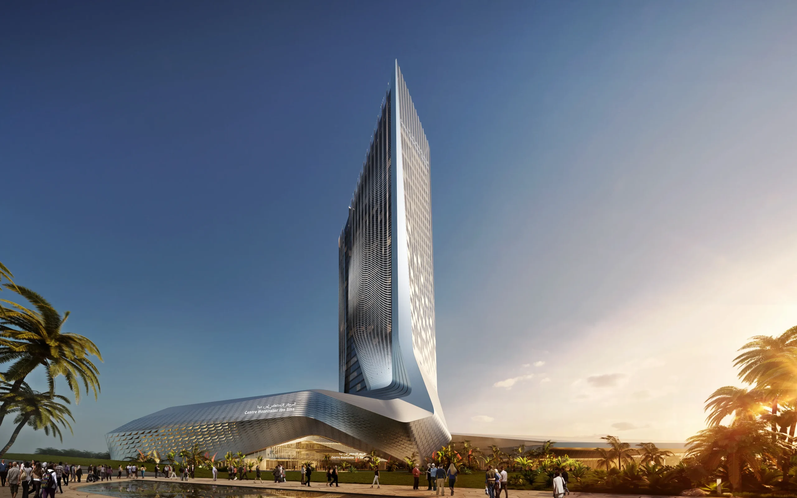 HKS Architects, new Ibn Sina Hospital in Rabat