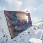 Rock-mimicking bivouac by Carlo Ratti debuts at 2026 Milan Olympics