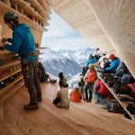 Rock-mimicking bivouac by Carlo Ratti debuts at 2026 Milan Olympics