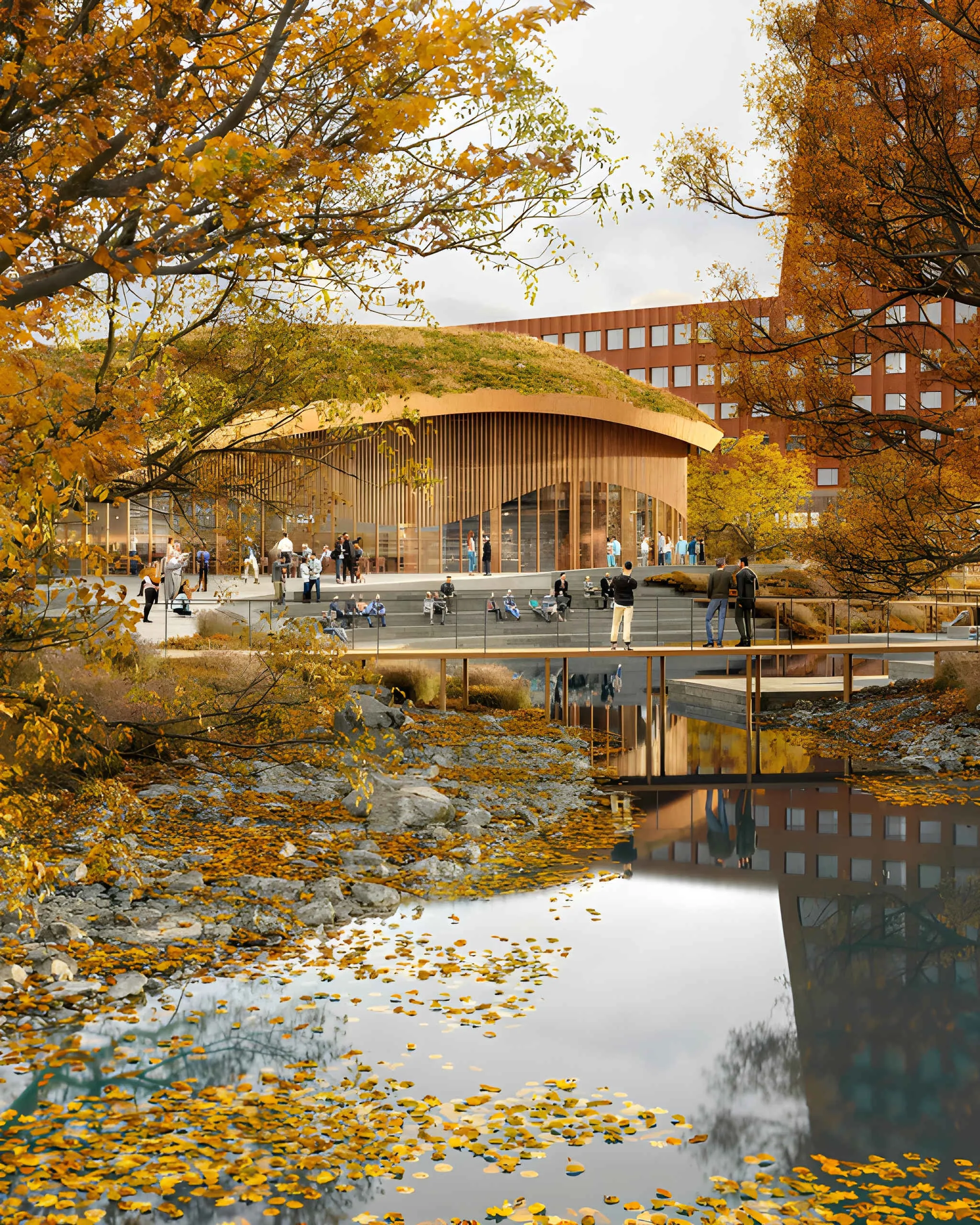 Snøhetta Reimagines Drammen's Riverfront as a Civic Landscape 7 Skamarken’’s Drammen’s Riverfront, Snohetta