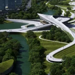 Snøhetta, Hangzhou Art Museum That Mirrors the Qiantang Tide