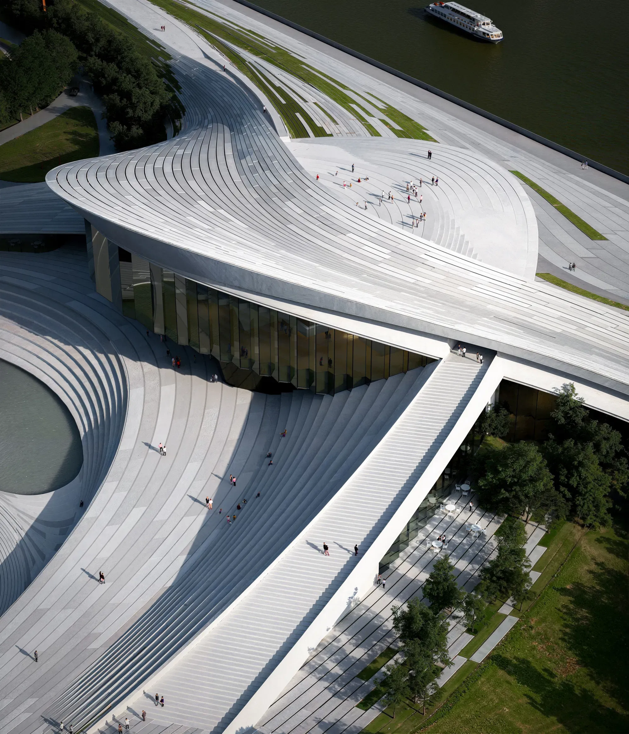 Snøhetta's Hangzhou Art Museum That Mirrors the Qiantang Tide 9 Snøhetta, Hangzhou Art Museum That Mirrors the Qiantang Tide