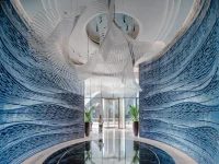Blue Voyage, 3D-printed ceramic installation, Dubai, Studio RAP