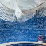 Blue Voyage, 3D-printed ceramic installation, Dubai, Studio RAP