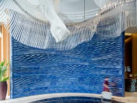 Blue Voyage, 3D-printed ceramic installation, Dubai, Studio RAP