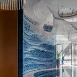 Blue Voyage, 3D-printed ceramic installation, Dubai, Studio RAP
