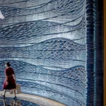 Blue Voyage, 3D-printed ceramic installation, Dubai, Studio RAP