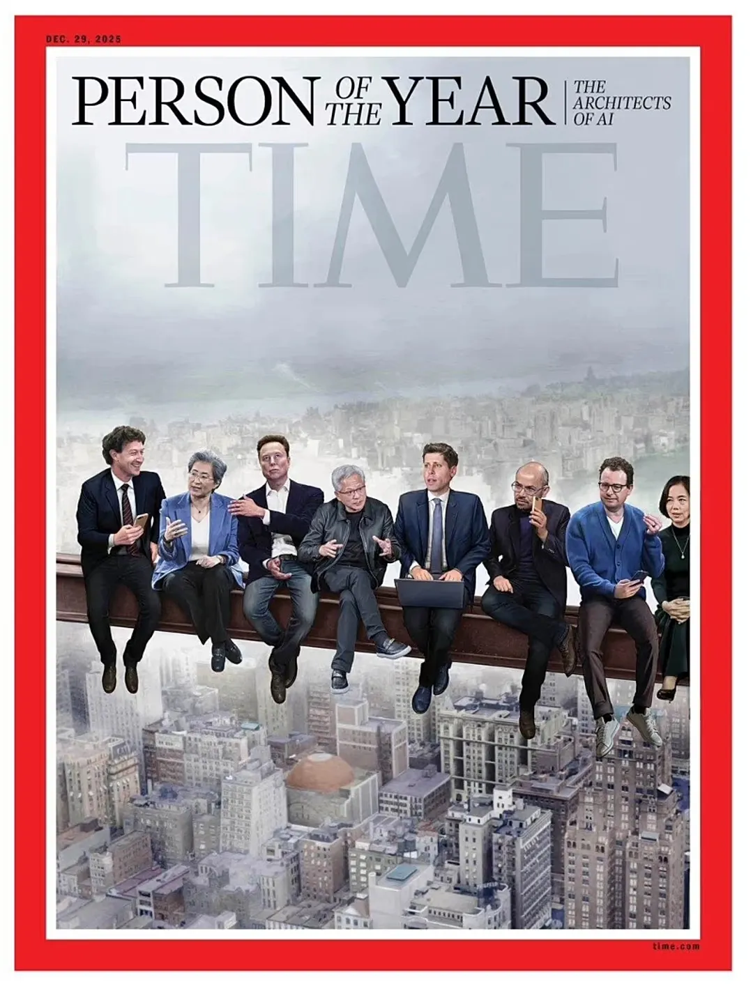 TIME’s Person of the Year 2025: “Architects of AI” 5 “Architects of AI” Chosen as TIME’s 2025 Person of the Year