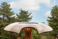 The Carbon Garden Pavilion, London, mushroom-like form