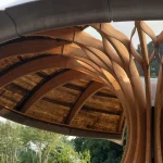 The Carbon Garden Pavilion, London, mushroom-like form