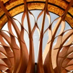 The Carbon Garden Pavilion, London, mushroom-like form