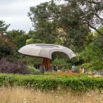 The Carbon Garden Pavilion, London, mushroom-like form