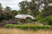 The Carbon Garden Pavilion, London, mushroom-like form
