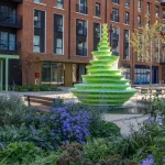 NEON's Fountain at Brent Cross Town in London