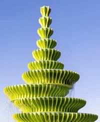 NEON's Fountain at Brent Cross Town in London