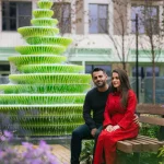 NEON's Fountain at Brent Cross Town in London