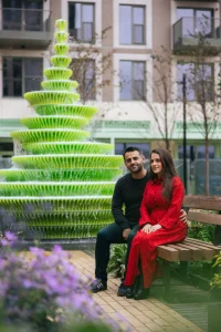 NEON's Fountain at Brent Cross Town in London