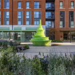 NEON's Fountain at Brent Cross Town in London