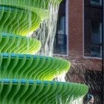 NEON's Fountain at Brent Cross Town in London
