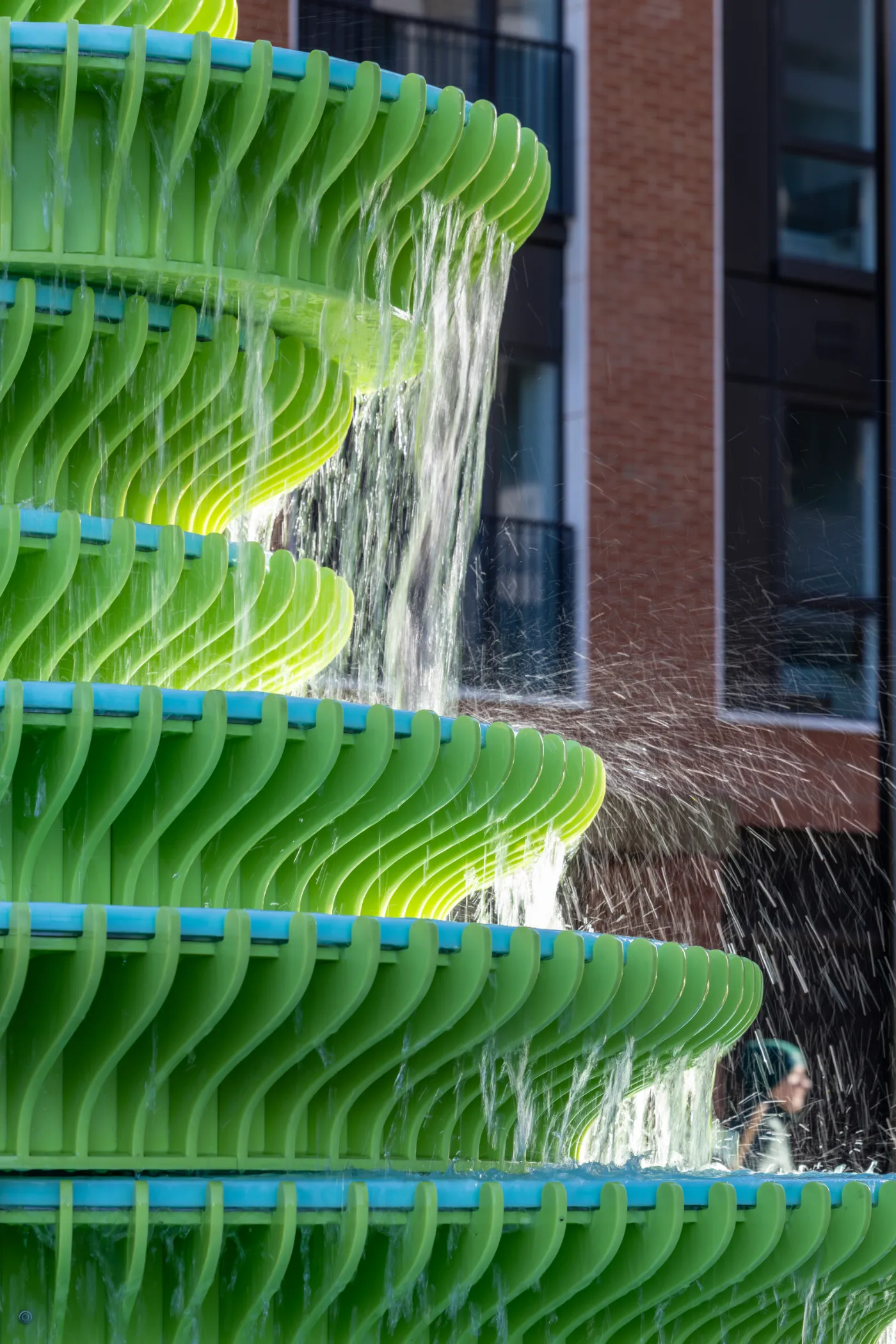 NEON’s Sculptural Fountain Creates a Calm, Playful Pause Point in Brent Cross Town 8 NEON's Fountain at Brent Cross Town in London