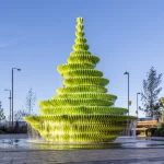 NEON's Fountain at Brent Cross Town in London