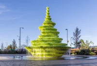 NEON's Fountain at Brent Cross Town in London