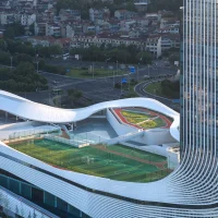 Xinchang Globular Center by line+ studio