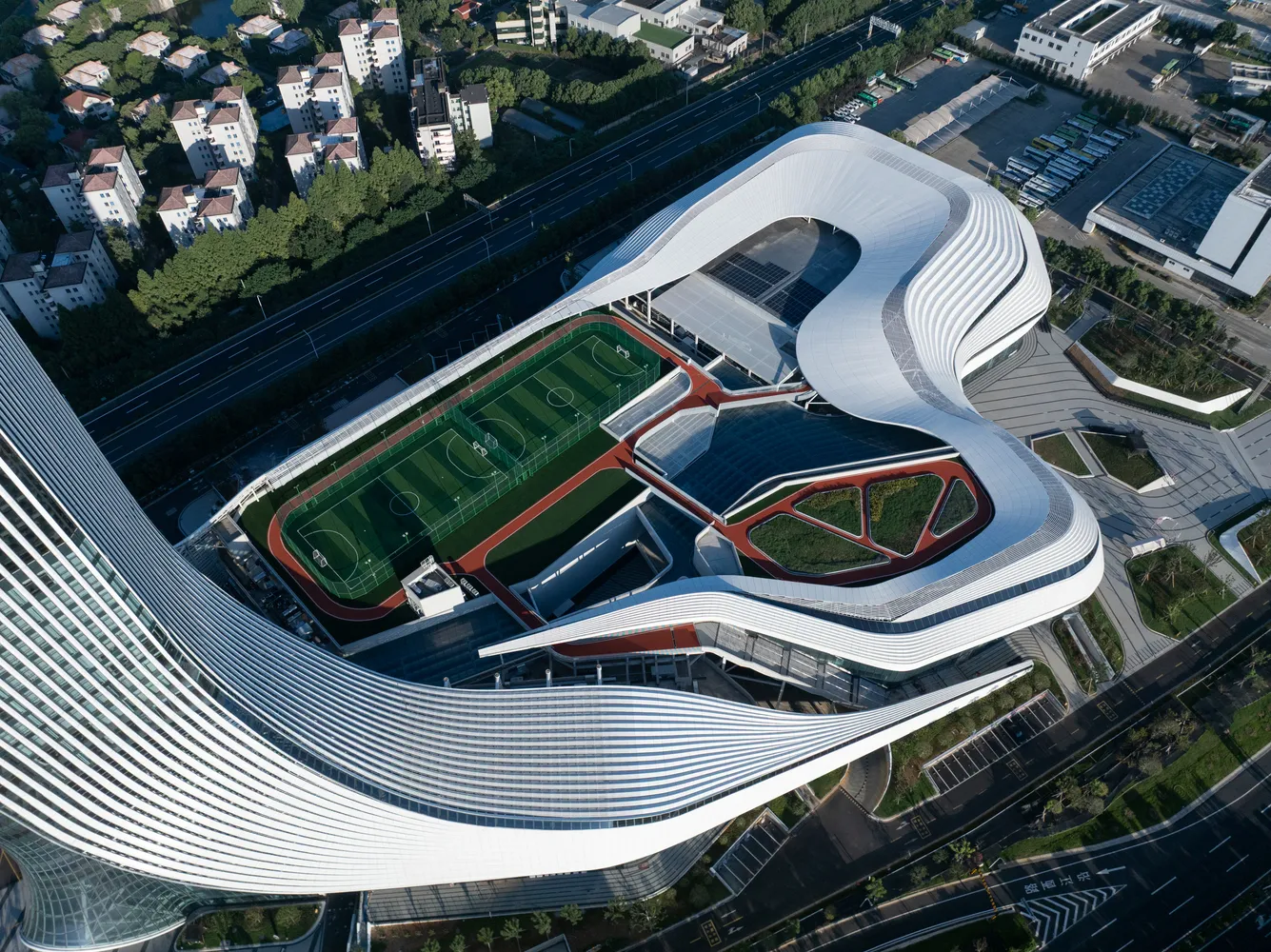 Xinchang Globular Center by line+ studio