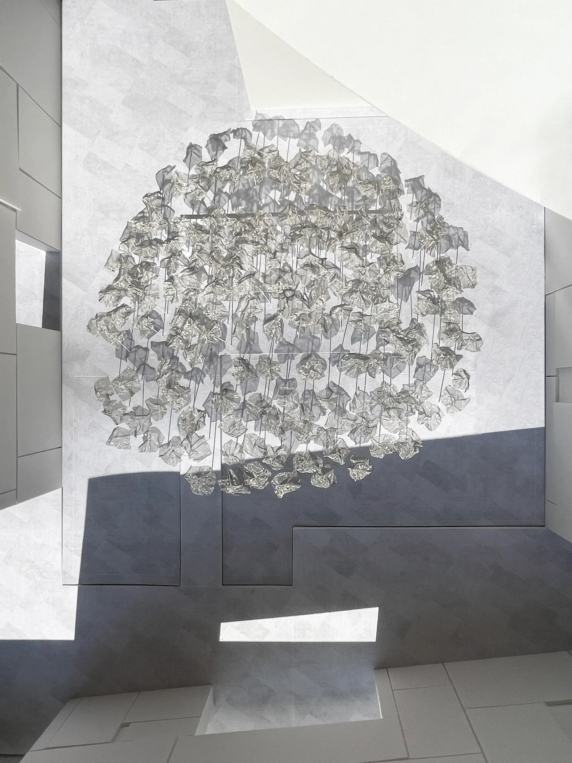 YOKOMAE et BOUAYAD’s stainless-steel pavilion at Louvre Abu Dhabi