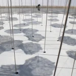 YOKOMAE et BOUAYAD’s stainless-steel pavilion at Louvre Abu Dhabi