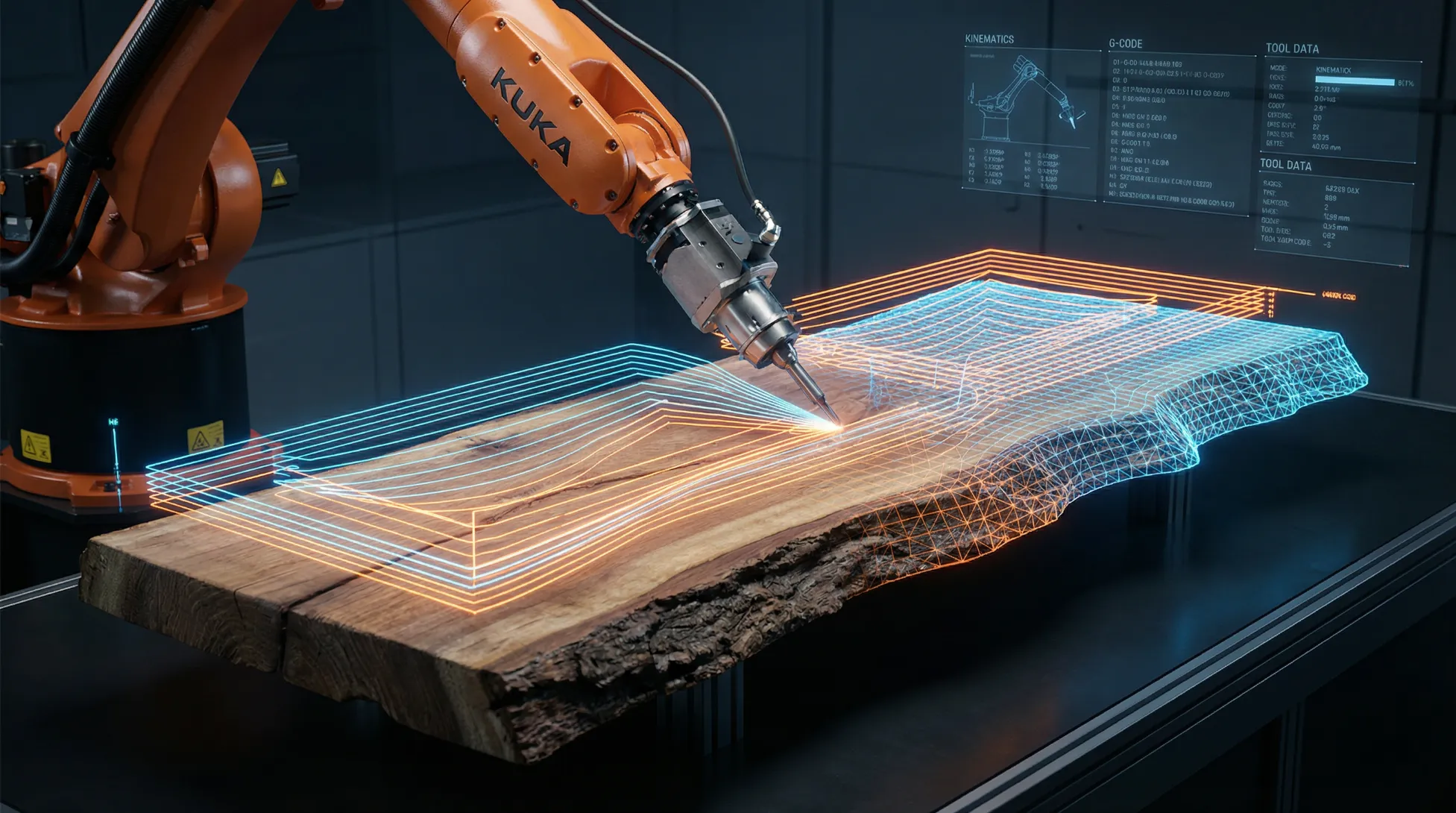 Robotic Fabrication for Irregular Geometry