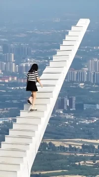China, Fuxi Mountain, Stairway to Heaven