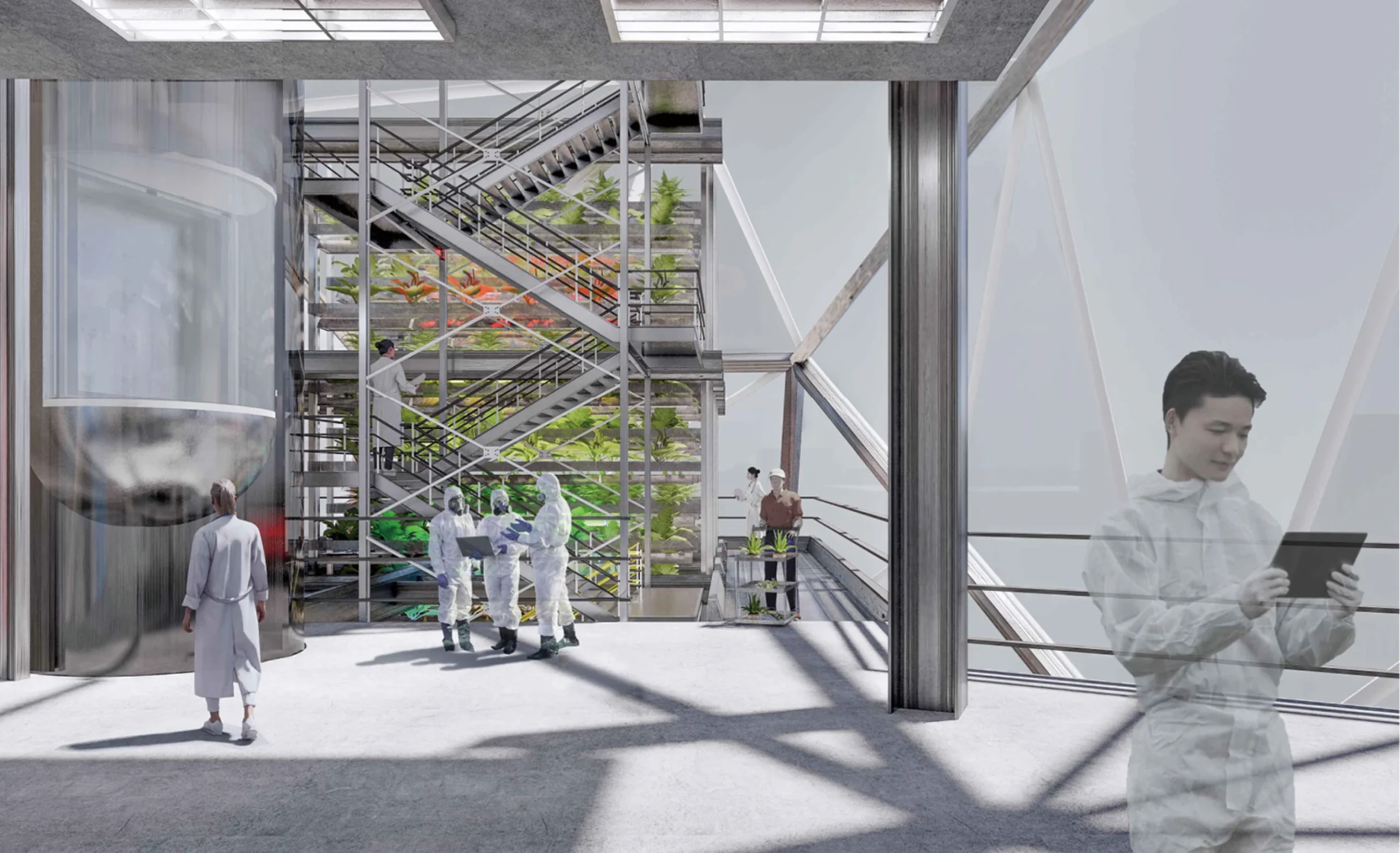 Agri Hub by Studio Wei Yu Reimagines the Closed-Loop Vertical Farm