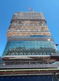 World’s Tallest Hybrid Timber Tower Rises in Sydney
